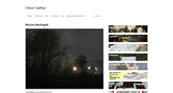 Desktop Screenshot of olivergather.de
